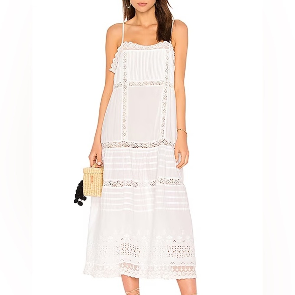Free people boho long maxi dress black sz S - Picture 3 of 8